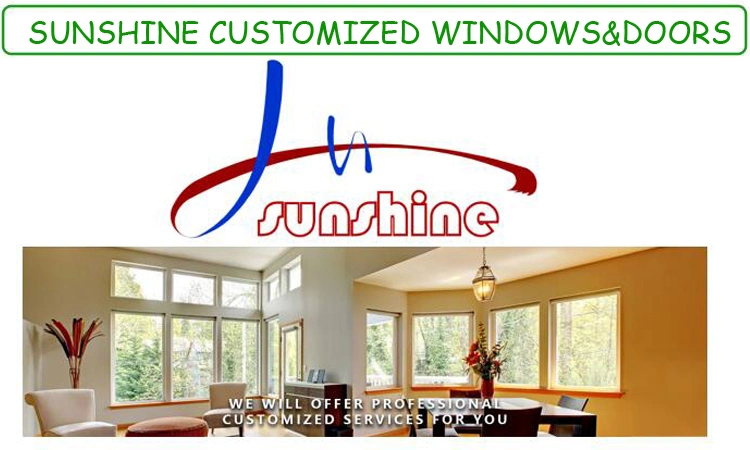 Double Glass UPVC Sliding Windows with Double Pane Design