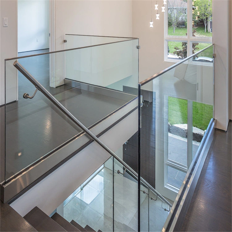 Stainless Stee Aluminium Tempered Glass Channel Balustrade
