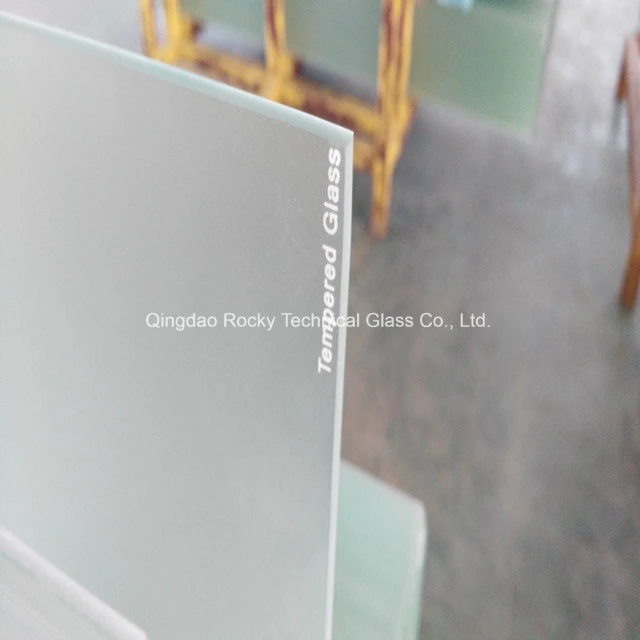 Tempered Frosted Glass/Acid Etched/Misty for Decorative/Shower Room/Partition