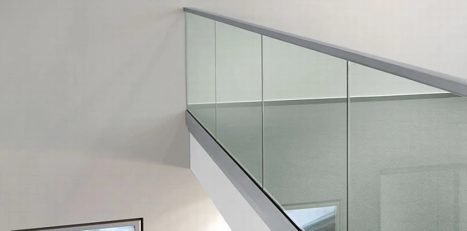 Glass Balustrade 1.0kn Top Mounted/Glass Railing/Glass U Channel/Frameless Glass Balustrade