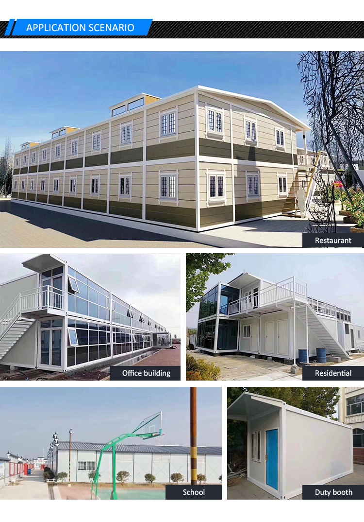 China Design Prefab House Glass Container House and Container Resort Hotel House