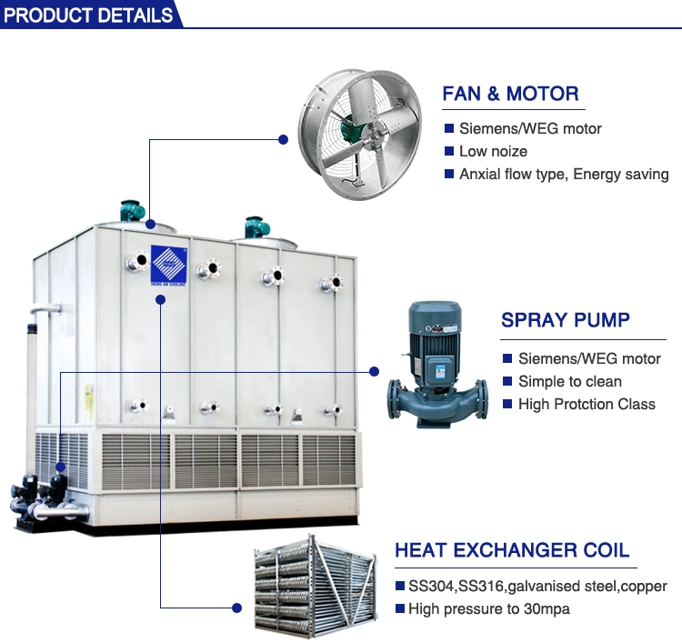 Dry Wet Combination Counter Flow Closed Cooling Tower