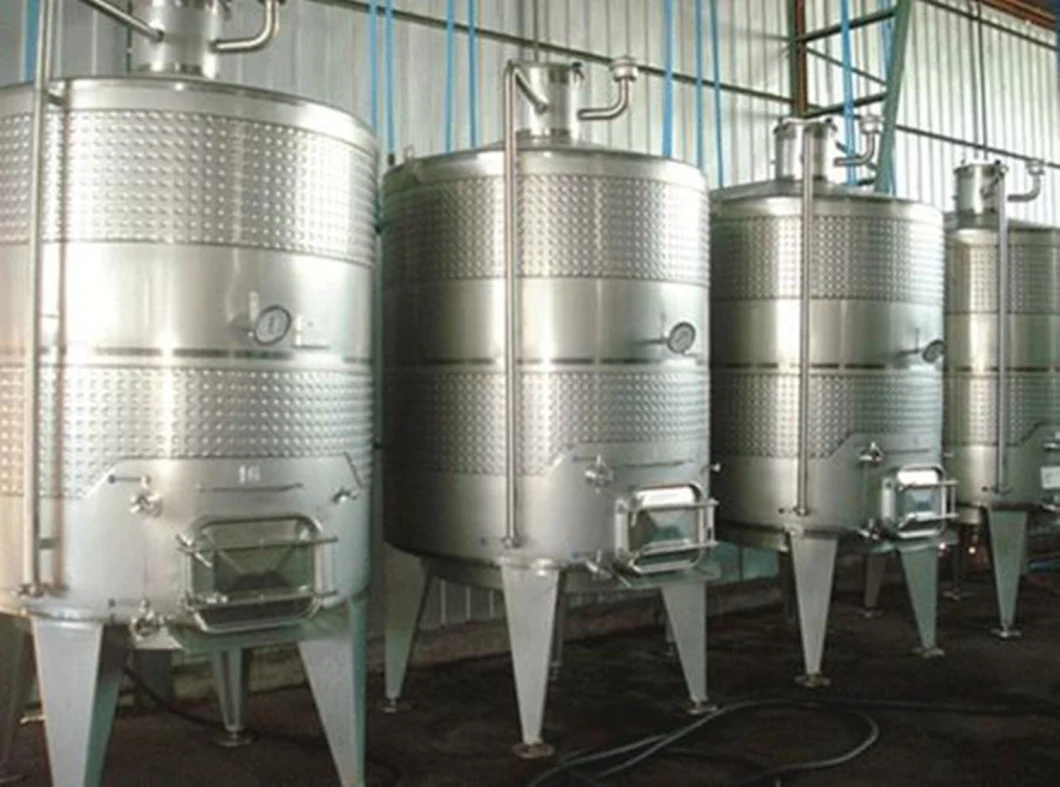 Large Gallon Stainless Steel Heating Mixing Fermentation Tank Price
