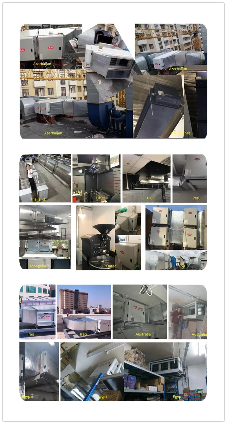 Gas Burning Equipment Air Scrubber Exhaust Gas Cleaning System Electrostatic Air Filters
