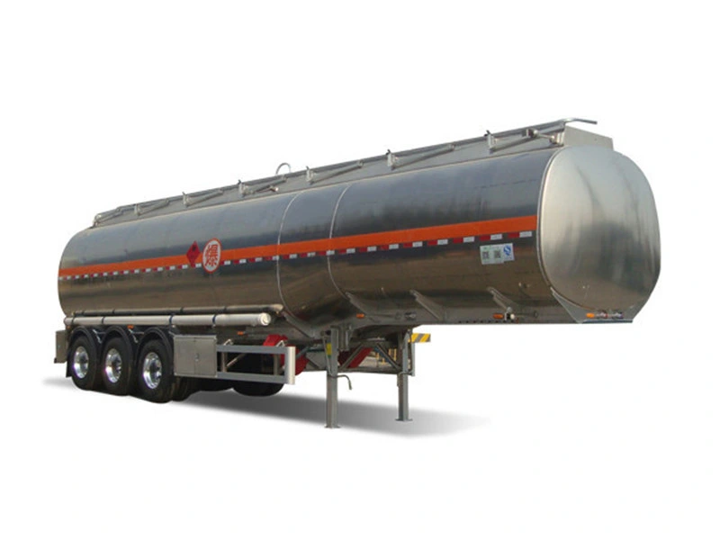Oil or Sulfuric Acid Liquid Transport Tank Trailer