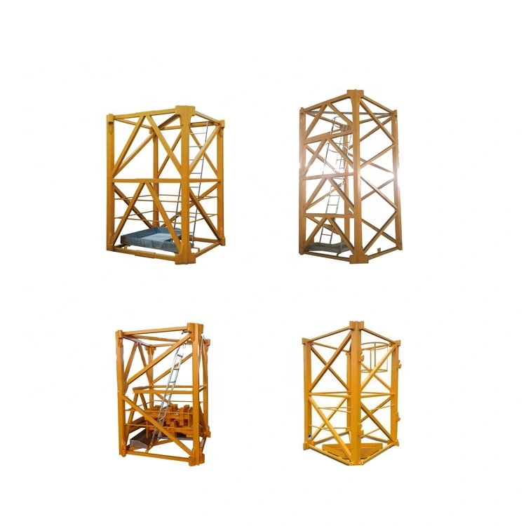 8 Ton Flat Top Tower Crane Stationary Tower Crane Self-Erecting Tower Crane Ce and ISO9001