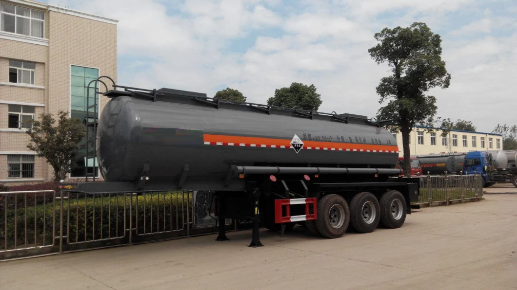 20000liters Tri-Axle Sulfuric Acid Chemical Storage Tank Semi Trailer Liquid Tanker Trailer for Sale