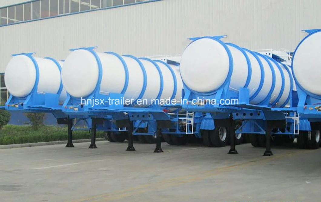 Sulphuric Acid Tanker Heavy Truck Trailer 20000L Liquid Chemical Storage Tank Semi Trailer