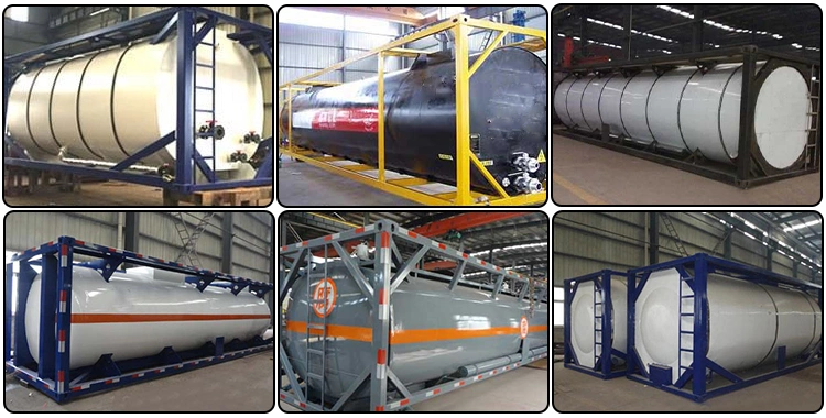 High Quality 20FT 26cbm to 35cbm Hydrochloric Acid Transport ISO Tank Container