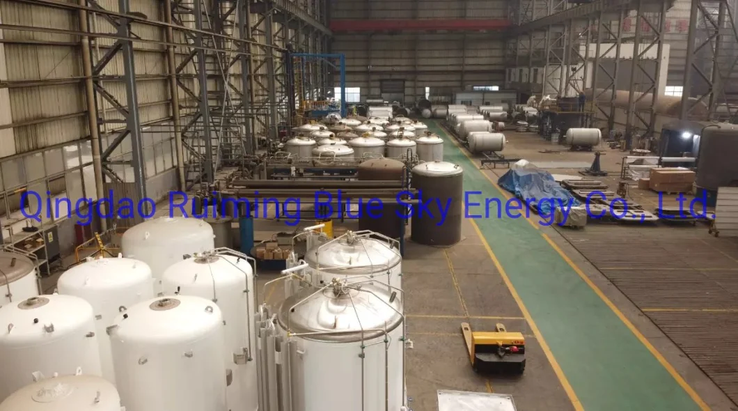 ASME Lar/Lin/Lox/LNG/Lco2 Cryogenic Storage Tank for Chemical Industry 5m3 Storage Tank
