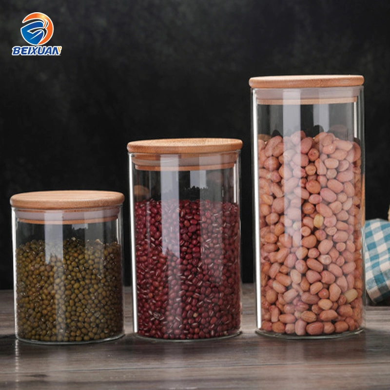 Wholesale Food Storage Sealed Tank Large Capacity Glass Jar