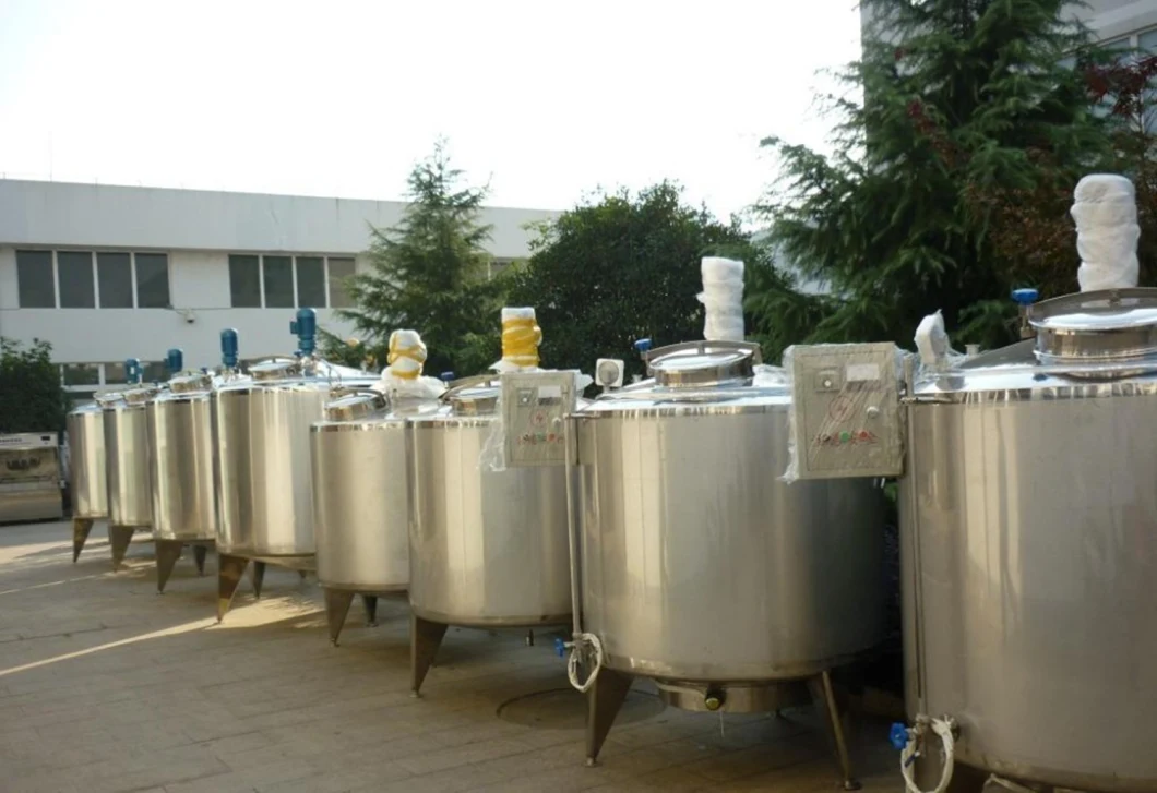 Milk Pasteurizer Fermentation Tank Batch Pasteurizer Cooling Tank Jacketed Tank