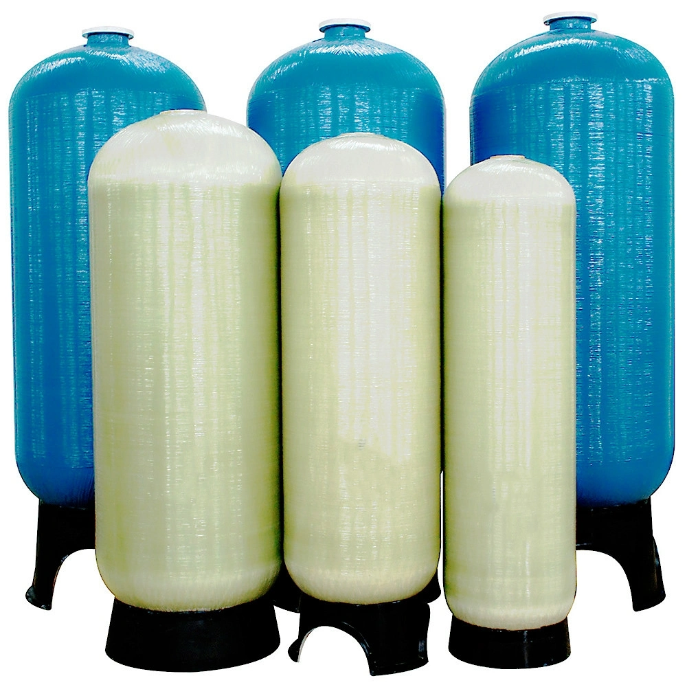 50-200 Gallons Water Softener Filter Fiberglass FRP Pressure Tanks with PE Liner (3-12 m3/hour velocity)