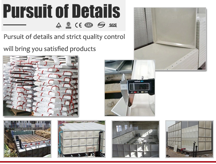 GRP Panel Tanks FRP SMC Moulded Water Storage Tank Fiberglass