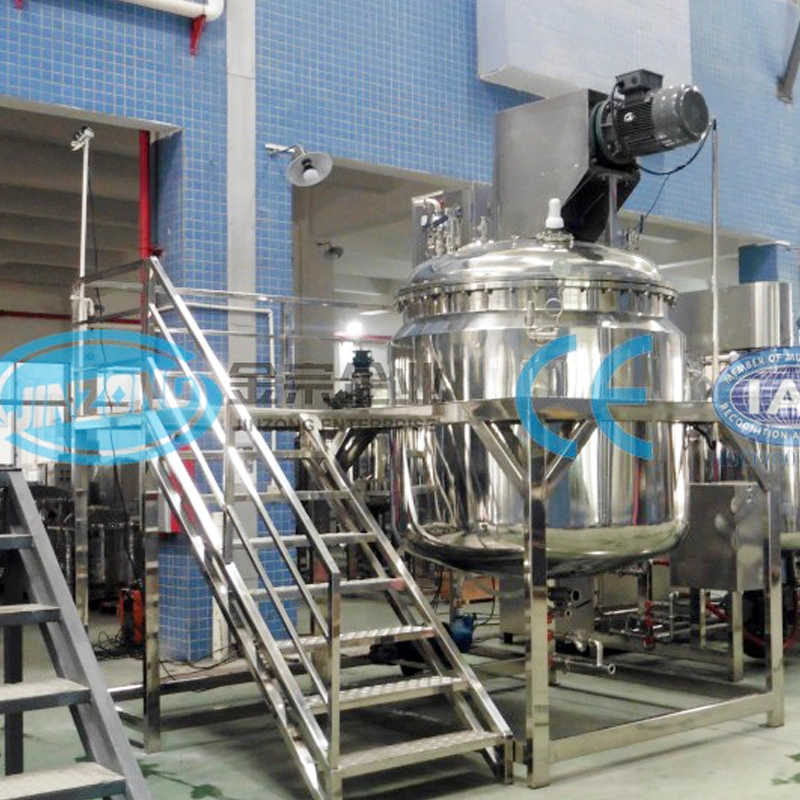 Jinzong Factory Mannufacturer Stainless Steel 500 Liter Yogurt Fermentation Tank Cosmetic Mixing Tank Stirring Tank