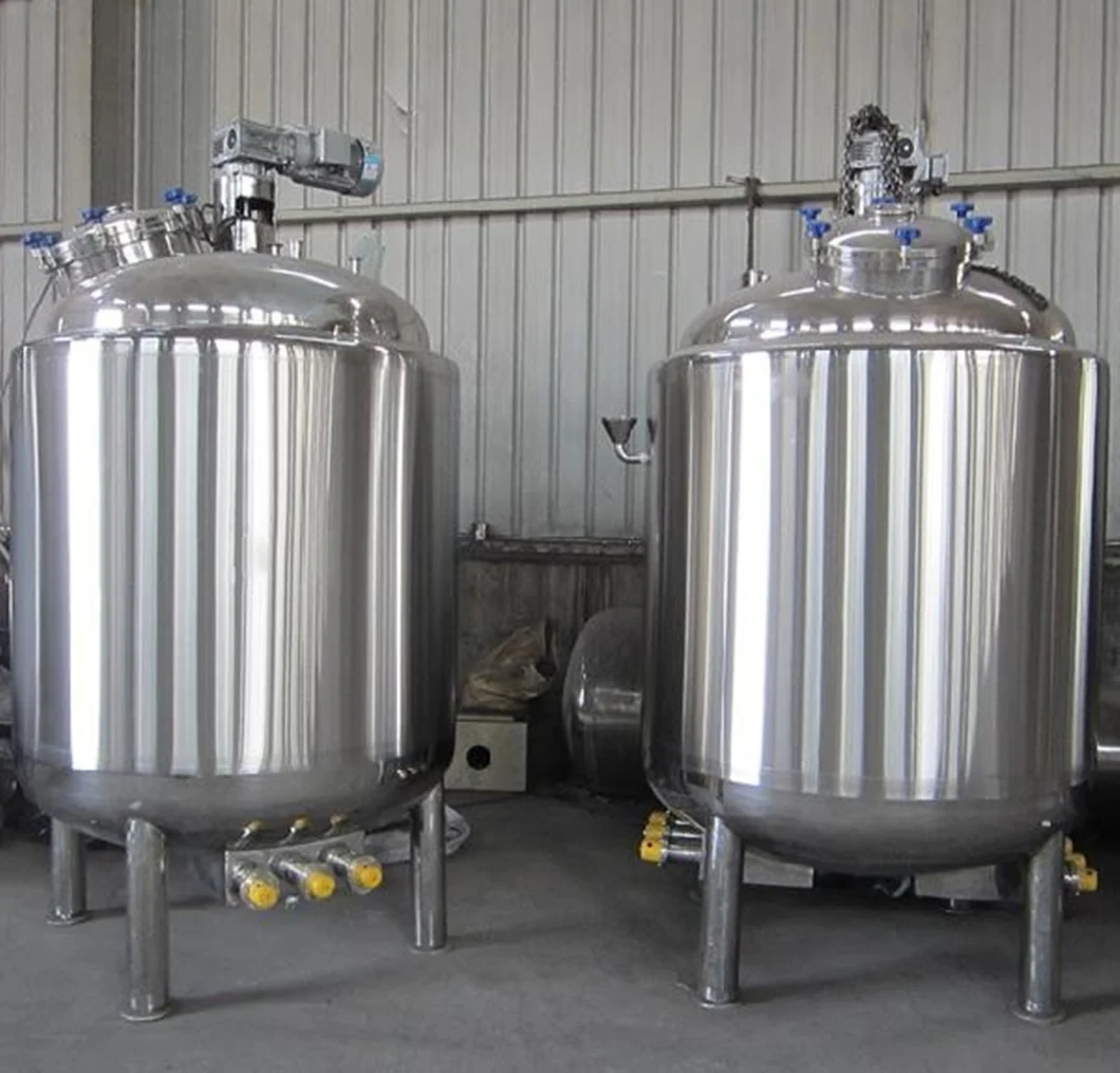 Design and Produce Stainless Steel Melting Mixing Blending Fermentation Tank