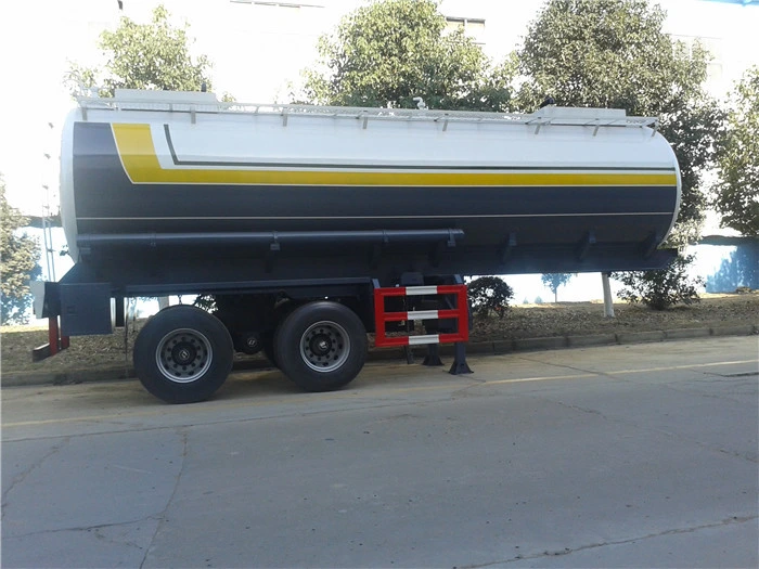 2 Axles Tri-Axles Gooseneck/Straight Neck Chemical Tank Trailer for Chemical Delivery