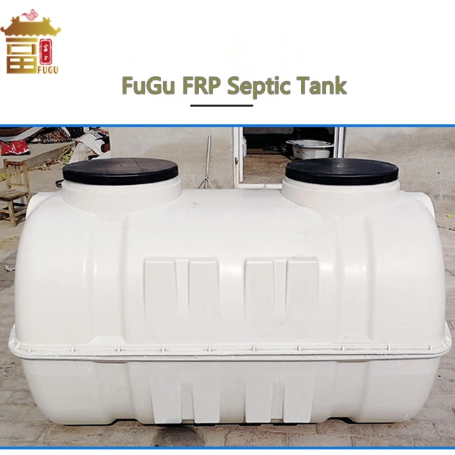 Wholesale 0.5-2.5cbm Septic Tank Used Toilet Waste Water Treatment FRP and Upr Tank