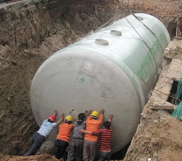 Hot Sell GRP Water Tank Fiberglass Horizontal Transmission Underground Tank