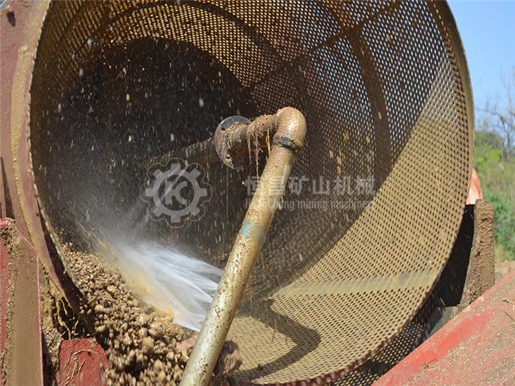 Clay Mineral Wash Plant Hot Sale Sand Ore Sticky Clay Scrubber Gold Trommel Scrubber