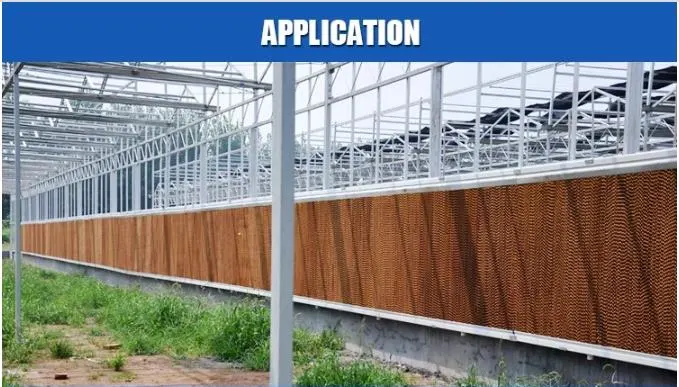 1.2m, 1.5m, 1.8m Height Greenhouse Wall Evaporative Wet Cooling Pad for Cooling Tower