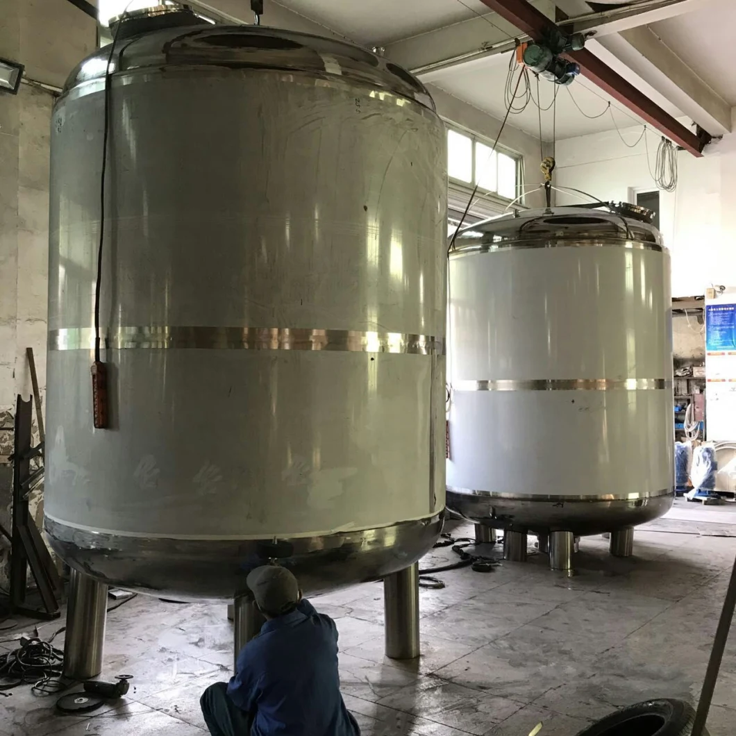 Large Storage Preparation Reaction Mixing Cooling Heating Fermentation Holding Tank