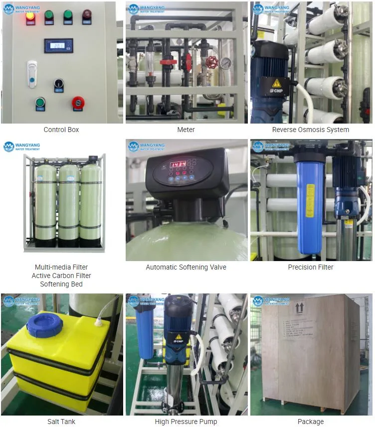 Full Automatic Softener Water Machine with Ion Exchange Resin and FRP Tank