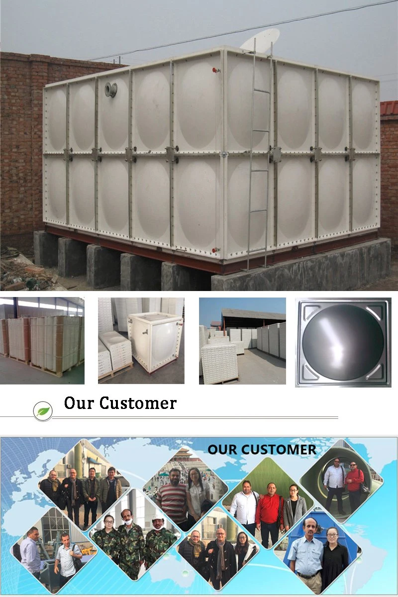 FRP GRP Assembled Water Tank SMC Moulded Panel Water Tank