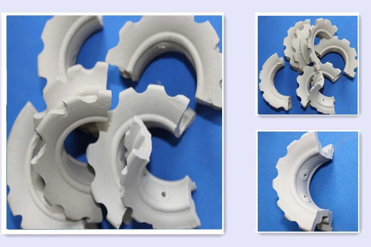 Ceramic Super Intalox Saddle Ring for Scrubber Tower Packing