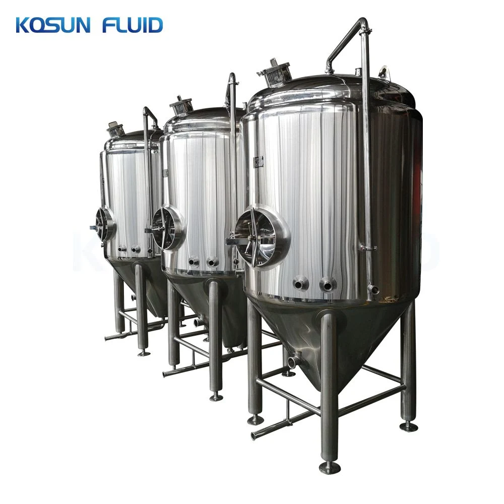 300L 500L 1000L 10000L Yogurt Industrial Beer Wine Fermentation Tank Stainless Steel Anaerobic Fermentation Tank