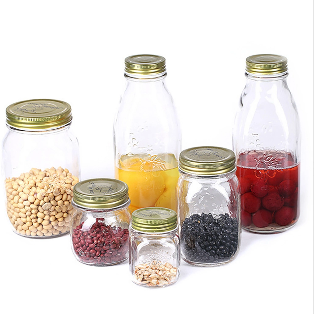 Large 1000ml Jam Honey Food Storage Glass Jar Glass Container