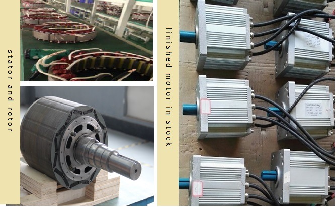 Customized Over Heat Protected Brushless Motor 1kw 1500rpm 12V