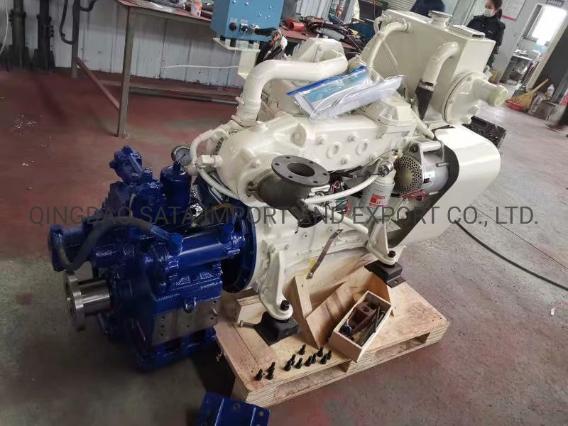 130HP 4 Cylinder 4BTA Series Marine Motor Engine