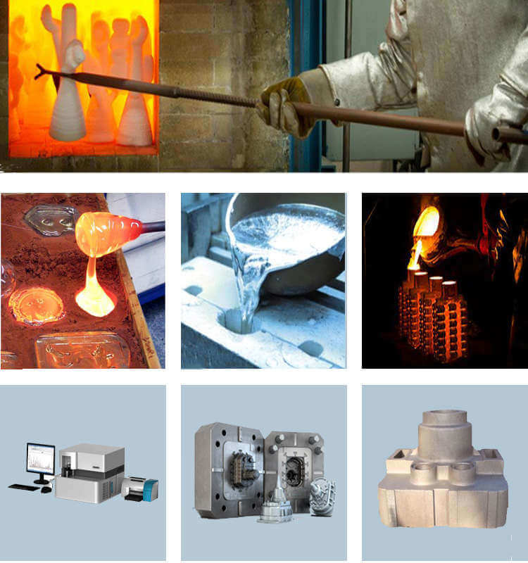 Densen Customized Stainless Steel 304 Silica Sol Investment Casting Cylinder Block, Engine Cylinder Block or Block Cylinder