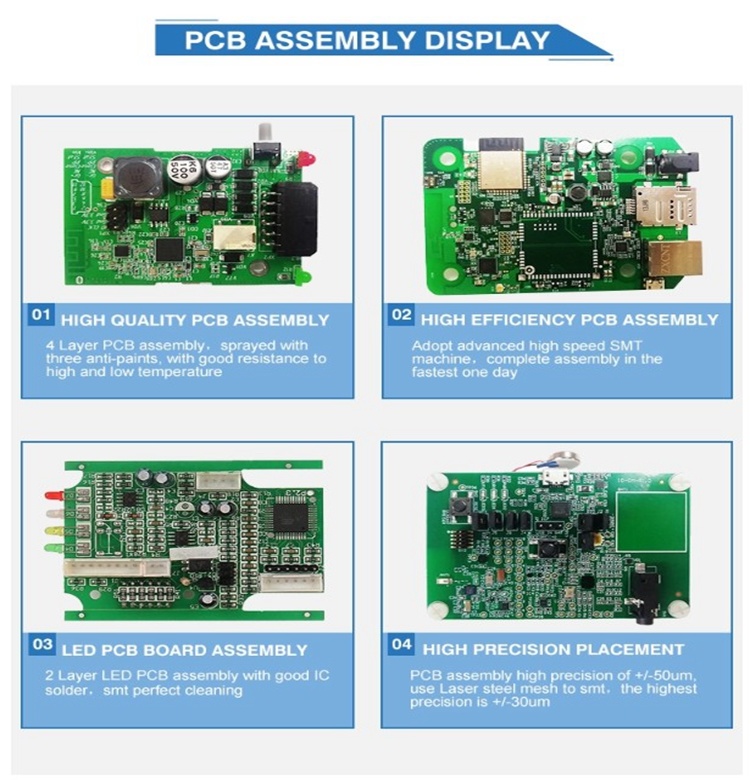 Supplier Multilayer PCBA PCB Assembly Service Supplier