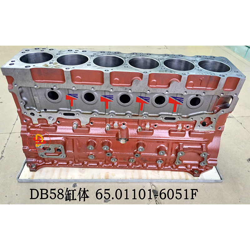 Bulldozer D85 Engine Parts Cylinder Block 65.01101-6051f