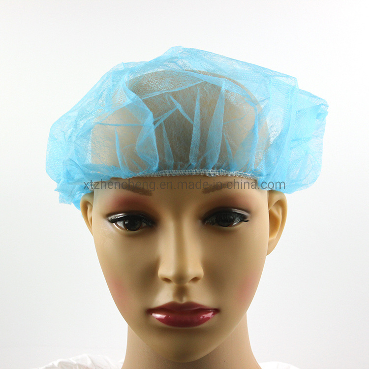 Disposable Hat Hair Net Non Woven Anti Dust Head Cover Bouffant Cap