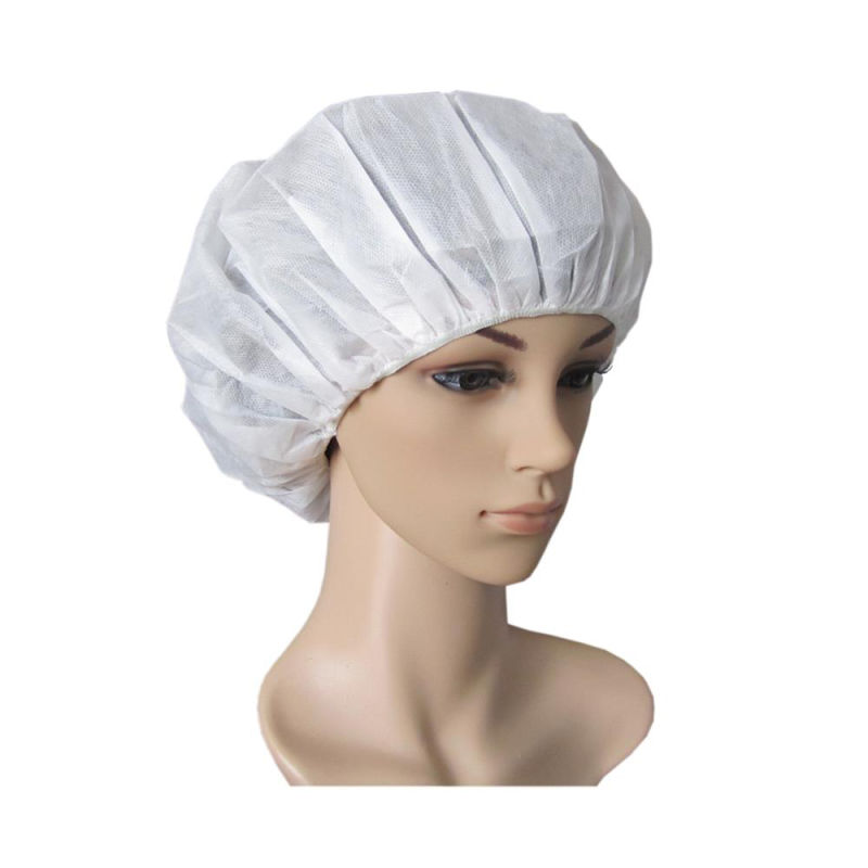 Disposable Head Cover Net Dustproof Nonwoven Bouffant Cap Hair Cap