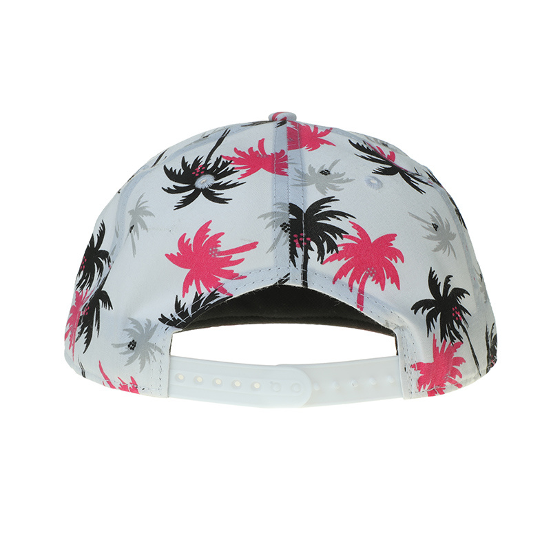 Manufacturer Hawaiian Floral Pattern Fabric Snapback Caps Sports Hats