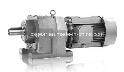 R Series in Line Helical Geared Motor Gearbox Speed Reducer