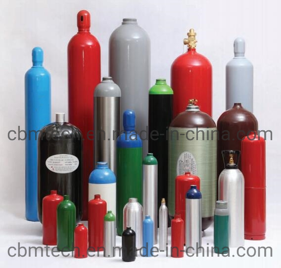 6m3 Transportable High Pressure Oxygen Cylinders 40L with Tulip Caps