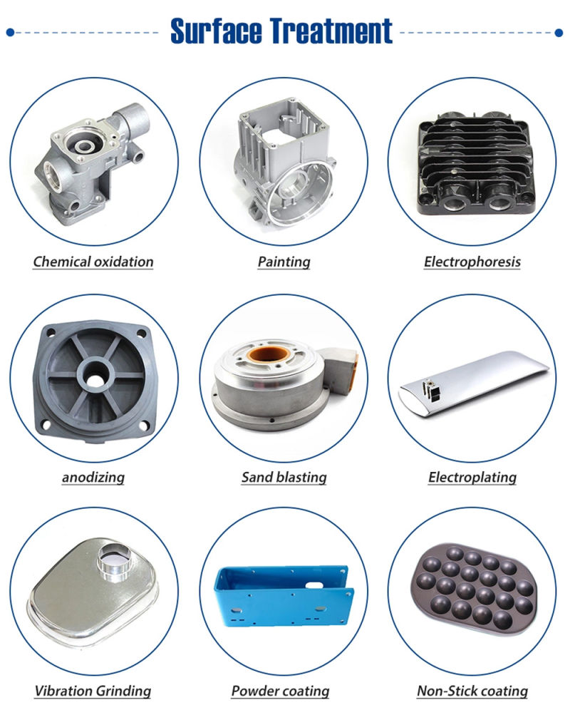 Customized Machinery Parts Die Cast Aluminum Parts Cylinder Block