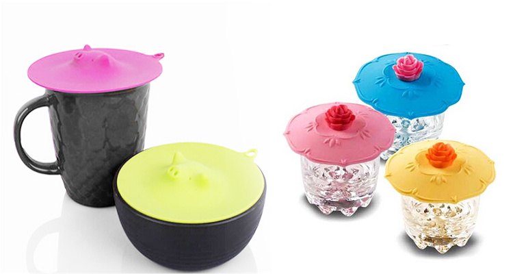 Factory Custom Silicone Lids for Cup Cover
