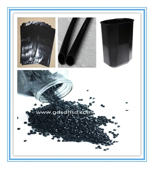 ABS Plastic Granules Black Color Rubber