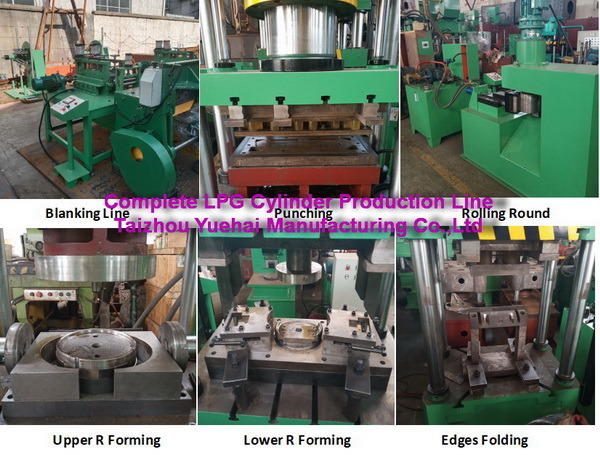 Semi-Automatic LPG Cylinder Production Manufacturing Line