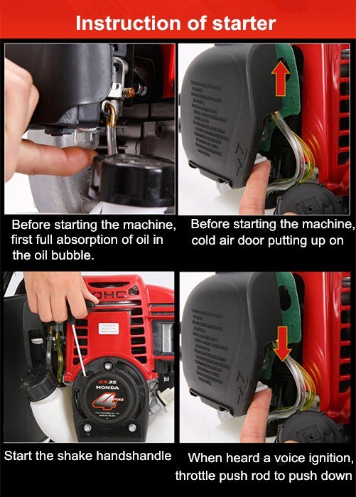 4 Stroke Gx35 Backpack Gasoline Brush Cutter