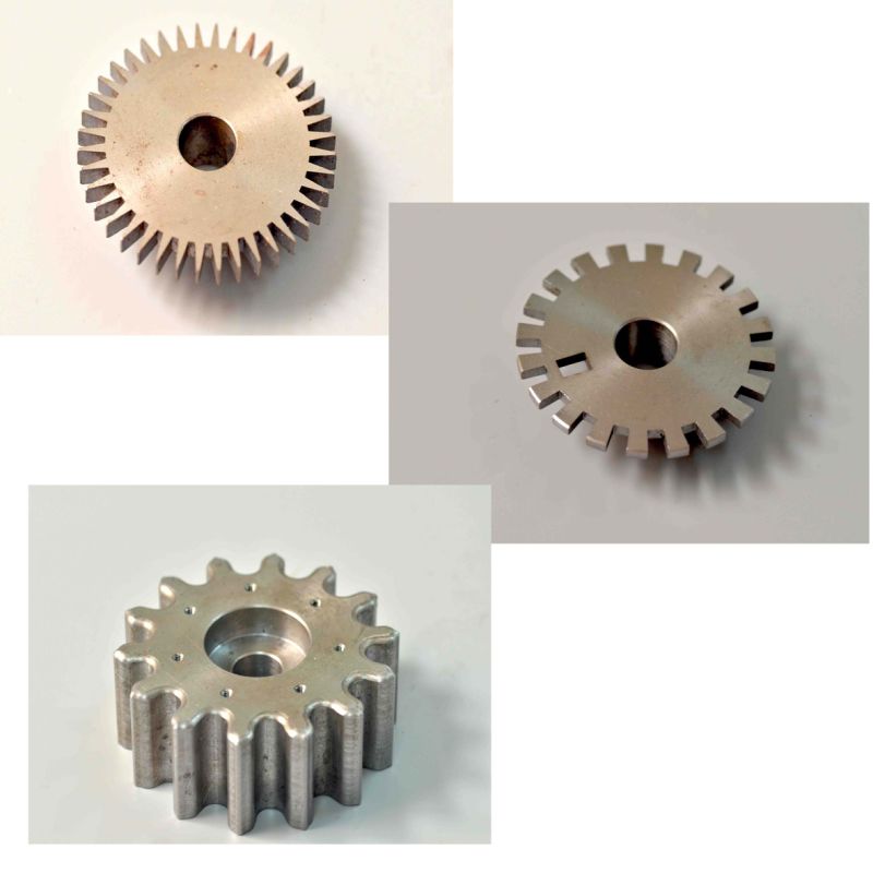 OEM Transmission Straight Teethed Bevel Helical Differential Gear with Keyway