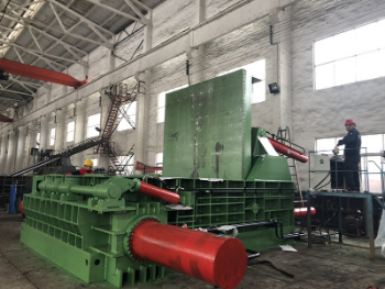 400ton Two Main Cylinders Mixed Light Metal Scrap Baling Machine with Large Output