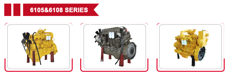 Portable Air/Water Cooled 6 Cylinder Diesel Engine with Factory Price