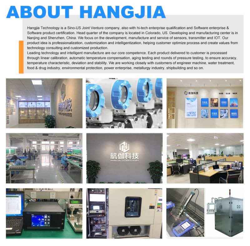 Hangjia Customized Digital LED Air Differential Pressure Transmitter